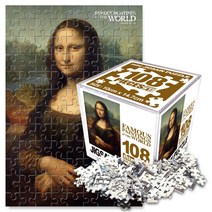 학산문화사 명화 직소퍼즐 미니 108pcs 모나리자, 혼합, 108피스