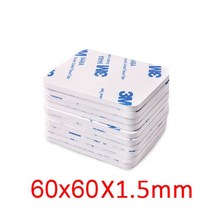 10-100Pcs 광장 강한 접착 테이프 양면 아크릴 폼 멀티 사이즈 접착제, [04] 100PCS, [04] black 40X40X1.5mm