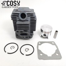 33mm 피스톤 실린더 서 클립 가스켓 키트 미쓰비시 TU26 중국어 CG260 잔디 트리머 브러시 커터 교체 예비, 한개옵션0