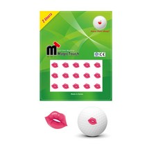 나만의 골프공구별용 부착 스티커 입술 골프볼스탬프 고수용 골프용품기념품 비기너 스탬프