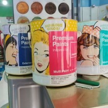 팬톤페인트 프리미엄 친환경 수성페인트 멀티/내부/외부-베란다 벽지 방문 가구 철문 외벽- 4L - 백색, 무광, 멀티(가구/방문/몰탈)