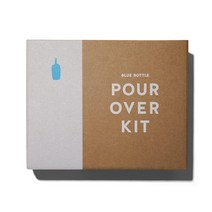 Blue Bottle 푸어 오버 키트 커피 드리퍼 및 필터 카라페 그리고 만드는 방법 가이드 포함