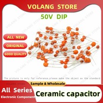 자동차 슈퍼 캐패시터100ps 세라믹 커패시터 50V 1pF ~ 220nF 0.1 미크로포맷 104 4.7PF 10PF 1P 22P 56P 1, 26 120pF