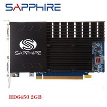[해외] sapphire hd 6450 2gb 그래픽 카드 gpu for amd 6400 gpu 데스크탑 그래픽 비디오 카드 radeon hd 6450 2gb gddr3 미국