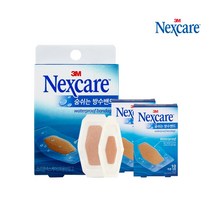 3M 넥스케어 숨쉬는 방수밴드 투명 모음, 혼합형30매
