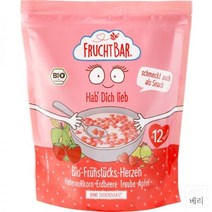 독일 FruchtBar childrens muesli 프루트바 칠드런 뮤즐리 브렉퍼스트 하트 시리얼 이유식 125g 5개