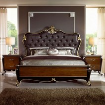 페니체 리얼 QN 엔틱침대/매트+협탁별매, 상세페이지 참조2