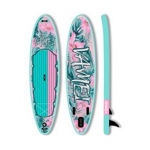 에어패들보드 공기주입식 10피트 서핑보드 민트 320CM, 꽃과 식물