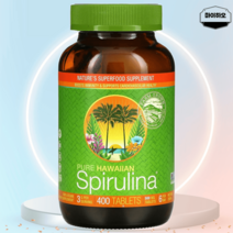 하와이안 스피루리나 스피룰리나 스피루리나 spirulina 500mg 400정, 1000mg 400정