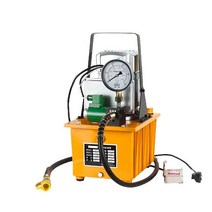 유압 펌프 qq-700 전기 압력 미니 유압펌프 스테이션, 풋 스위치 제어 220V 2m 오일 파이프