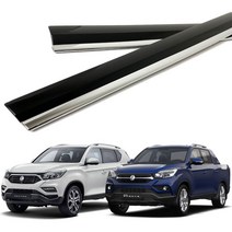 오토크로바 블랙다이아몬드 썬바이져 쌍용 G4렉스턴(6p) 렉스턴스포츠(4p) 썬바이저 도어바이져, 선택1_렉스턴스포츠 / 렉스턴스포츠칸(2018~ )