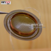 HIFIDIY 라이브 2 개/대 1 인치 25.4 25.5mm 트위터 음성 코일 소프트 블랙/투명 실크 멤브레인 고음 스피커 수리 부품, [01] 1 Pieces, [01] A01 Transparent
