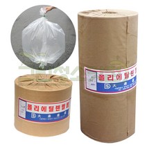 폴리에틸렌필름 0.05mm-18cm-457m 튜브형 농업용 포장용비닐 PE필름 비닐원단 롤비닐 비니루 포장용비닐봉투, 1개