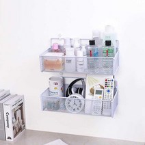 아트프레임 매쉬망 벽걸이 바구니, 화이트 대형