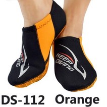 스킨 스쿠버 다이빙 장갑 스노클링 서핑 글러브 KEEP DIVING-3MM 네오프렌 다채로운 다이빙 양말 Draughty, 07 Orange_04 L