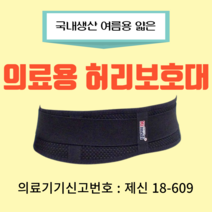 의료용 허리보호대 여성 남성 디스크 복대 얇은 여름용 골반