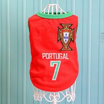 프렌치 불독옷 중형견 대형견 2022 축구 셔츠 여름 개 옷 작은 큰 개를 위한 스포츠 티셔츠 래브라도 프랑, 06 Portugal_08 4XL