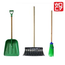 눈삽+넉가래(일반)+도로비 3종 세트 / 겨울 폭설 제설 도구 키트 장비 눈삽 제설삽 염화칼슘 제설용품, 선택03. 넉가래+도로비