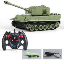 전기 RC 탱크 전투 24G 무선 제어 자동차 탱크의 세계 회전 포탑 시뮬레이션 사운드 장난감 소년 어린이 선물, E
