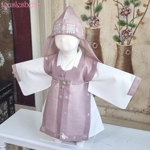 113번 남아한복 은박브라운 사규삼ST(백일-9호) 남자 아기 아가 아동 유아 어린이 돌잔치 설날 추석 어린이집 한복