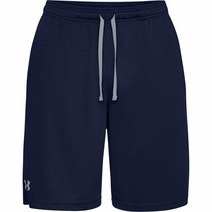 Under Armour 남성용 테크 메쉬 반바지 블랙 (001)/핏치 그레이 L, XX-Large Tall, Academy Blue (408)/Steel