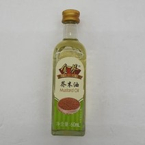 [신중국식품] 겨자씨기름. 쩨머유 60ml 겨자씨오일, 2개