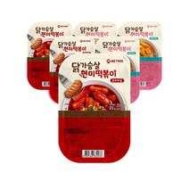 미트리 닭가슴살 현미떡볶이 2종 혼합, 현미 떡볶이 2종 6팩(각3팩)