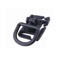 야외 카라비너 Molle 전술 배낭 클립 후크 물병 홀더 웨빙 도구 자전거 액세서리 등산, 04 Black