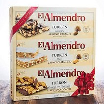 엘 알멘드로 El Almendro 뚜론 아몬드 캔디 버라이어티 3팩, 기본
