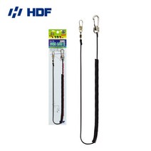 HDF 해동 HA-798 우레탄 스프링줄 분실방지 다용도 고리, 1개