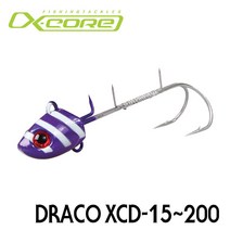 엑스코어 XCD-120G 드라코 텐야 더블훅 선상갈치오징어낚시채비, 120g-02글로우-357039