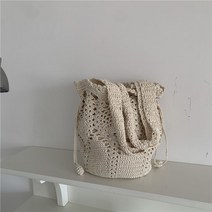 봄 여름 가을 여성 니트 백 연예인 에코 공효진 손뜨개 버킷 20대 명품 그물 미니 원통 40대 나일론 30대 보부상 브랜드 가방 중저가