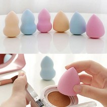 똥퍼프 물방울 조롱박 쿠션 메이크럽 파운데이션, 핑크물방울