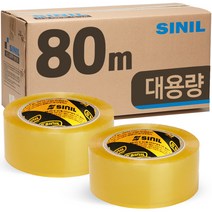 신일 투명 OPP 박스테이프 80m 20개