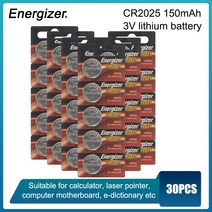 워치 보조배터리 충전기 30pcs 원래 energizer cr2025 dl2025 셀