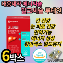 간과 눈에 좋은 에너씨슬 루테인 대웅제약 안구건조 침침 피로 피곤 희미한 흐릿한 중년 노년 대웅재약 애너시슬 에너시슬 에너씨쓸 식약청 인정 루데인 루데인 루태인 루테린 엘라스틴, 6개
