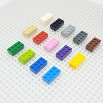 요고요 레고 호환 부품 커스텀 벌크 브릭 블럭 타일 플레이트 100G 소포장 패키지, [브릭 2 x 4] 연회색 100G