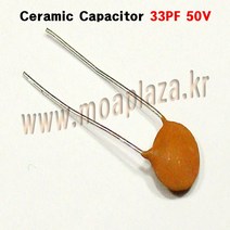 세라믹콘덴서33pF(1개~1000개) 세라믹커패시터 세33P Ceramic Capacitor 33pF 50vDC, 세라믹33P(1000개)