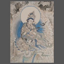 보현보살 문수보살 나무아미타불 개업고사상 부처상 불상 불교용품 사만타하드라 보살의 초상화 단단한 나, 02 2_02 21X30cm