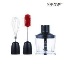 도깨비방망이 무선 핸드블랜더 CHB2000 셰프3종세트, 레드