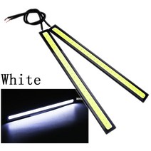 유니버설 주간 주행등 자동차 COB DRL LED 스트립 라이트 17CM 외부 조명 자동 방수 자동차 스타일링 LED DRL 램프 2 개, 폴란드|WHITE
