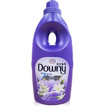 다우니 초고농축 퍼플 섬유유연제 화이트티와 릴리 본품, 2개, 1L