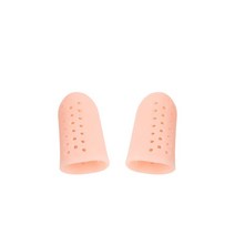손가락부목 손가락아대 보호대 교정 깁스 2pcs 발 관리 도구 실리콘 젤 발가락 분리기 들것 발가락 튜브 옥수수 물집 보호기 젤 건막류 발가락 손가락 보호, 나체상
