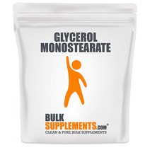 해외 BulkSupplements Glycerol Monostearate 글리세롤 500, 3개