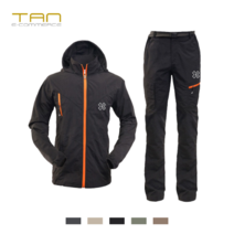 남여 빅사이즈 방수방풍 낚시복 세트 루즈핏 등산 상하복 통기성 트레킹복 투피스 5색, M, 그린