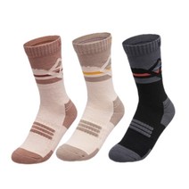 블랙야크 남녀공용 쿠션감 좋은 등산양말 에어로쿨미드삭스 2BYSCX1906, BLACK, 24(여성용)