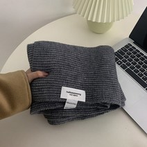 아야모리에 목도리 니트머플러 라벨 헬로