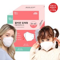 어린이새부리형마스크 유아새부리형마스크 KF-AD 비말차단 더 올바른 마스크 중형 소형, 올바른 마스크_소형 120매