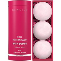 Rose Marshmallow 여성용 배쓰밤 편안한 미국산 버블 세트 청소년용 유기농 여아용 천연 럭셔리 핸드메이드 셀프 케어 선물 수제 거품 USA 미국