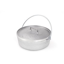 GSI Outdoors 실외용 알루미늄 더치 오븐 25.4cm(10인치) 1.9L(2쿼트), 10 Inch